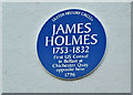 J3474 : James Holmes plaque, Belfast (December 2017) by Albert Bridge