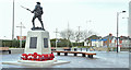 J3979 : Holywood war memorial - December 2017(1) by Albert Bridge