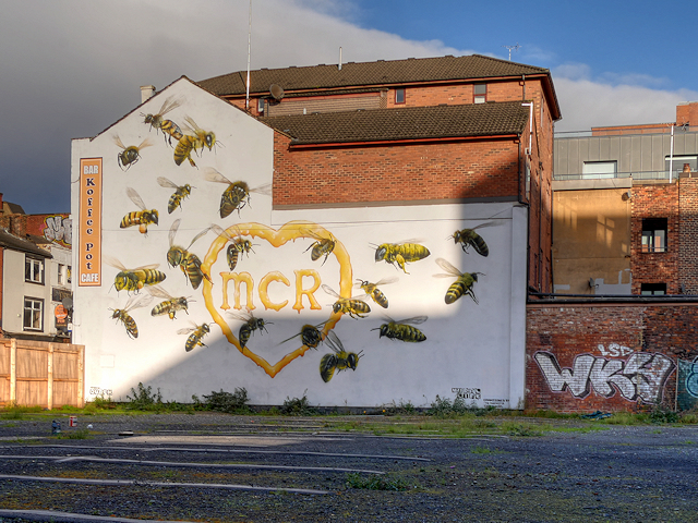 Manchester Bees Mural