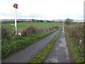 SO5165 : Pipeline crossing a farm drive by Philip Halling