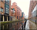 SJ8397 : Rochdale Canal behind Jurys Inn by Gerald England