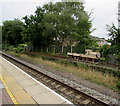 SU4320 : Wooden toy train, Chandler's Ford railway station by Jaggery