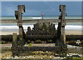 TG1743 : Groyne on the beach near West Runton by Mat Fascione