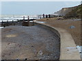 TG1643 : Sea wall at Sheringham by Mat Fascione