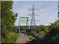 SE2320 : Greenway bridge over Huddersfield Road by Stephen Craven