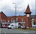 SJ7686 : Hale Millennium Clock and 1908 fountain by Gerald England