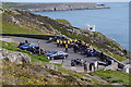 SH2082 : Motorbikes near South Stack Lighthouse, Holy Island, Anglesey by Phil Champion