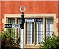 SJ7694 : Old sign at Urmston by Gerald England