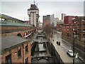 SJ8397 : Rochdale canal at Deansgate by Gerald England