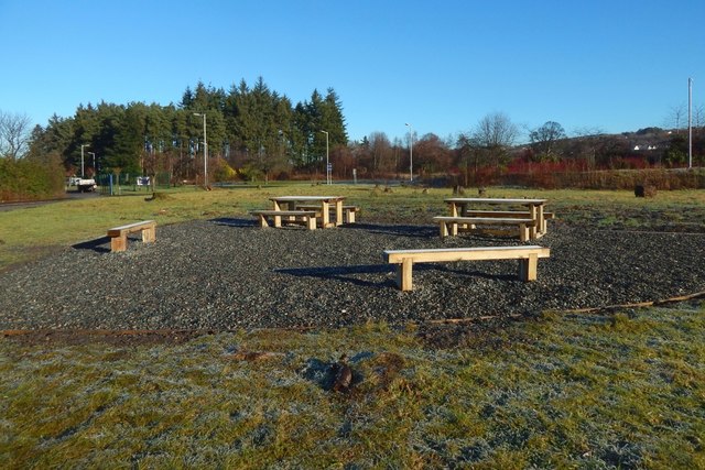 Benches in the industrial estate