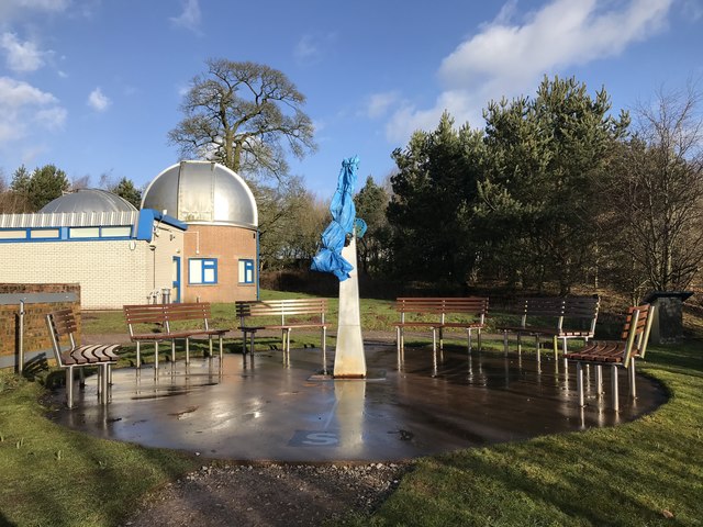 Viewing area outside Keele Observatory