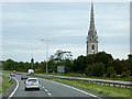 SJ0075 : North Wales Expressway, The Marble Church by David Dixon