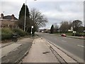 SJ8447 : Bus stop on A34 by Jonathan Hutchins