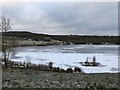 SJ7948 : Frozen Bateswood Lake by Jonathan Hutchins