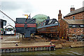 SK1411 : Boatyard near Streethay in Staffordshire by Roger  D Kidd