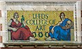 SE2934 : Leeds College of Art Mosaic by Gerald England