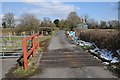 SO8132 : Cattle grid on Eldersfield Marsh by Philip Halling