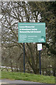 TQ3405 : Lawn Memorial & Woodland Valley Natural Burial Ground sign by Geographer