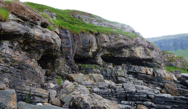 Buried landscape on the Gribun coast