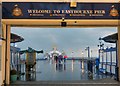 TV6198 : Welcome to Eastbourne Pier by Gerald England