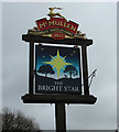 TL1419 : The Bright Star Public House sign by Geographer