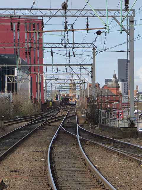 Oxford Road station - viaduct to Deansgate