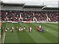 SK4292 : Just before kick off in The New York Stadium, Rotherham by Richard Humphrey