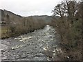 SH7955 : Afon Conwy from the Waterloo Bridge by Richard Hoare