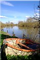 SO8125 : Boat at the Boat Inn by John Winder