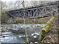 NY2824 : Former railway bridge crossing the River Greta by Christine Johnstone