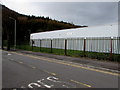 SS9497 : East side of Unit 36, Ynyswen Industrial Estate, Ynyswen by Jaggery