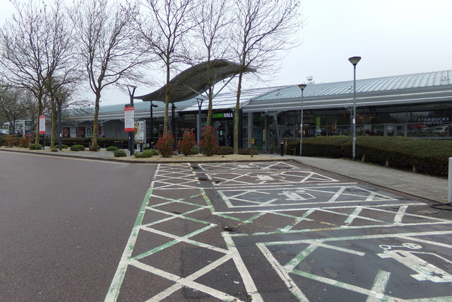 Ecotricity Charging Point at South Mimms Services