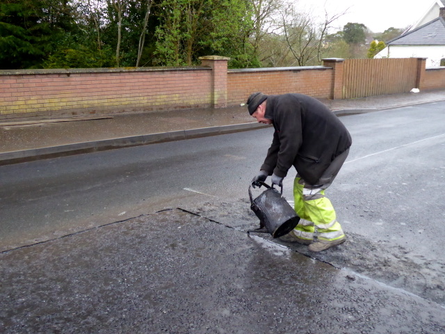 Road works, Hospital Road, Omagh - 79