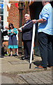 SU4924 : Twyford Pumping station - ribbon cutting ceremony by Chris Allen