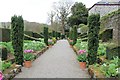 SH5573 : The double herbaceous border at Plas Cadnant by Richard Hoare