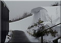 SO0660 : Snowdrift at Llandrindod Wells Golf Club by Andrew Hill