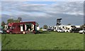 SJ7563 : Lorry park at Bradwall Horse Trials by Jonathan Hutchins