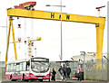 J3575 : Metro bus, Titanic Quarter, Belfast (May 2018) by Albert Bridge