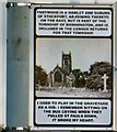 SJ9091 : Lamppost Art: St Paul's, Portwood (West face) by Gerald England