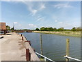 TM3957 : Snape Bridge and the Maltings quayside by Christopher Hilton