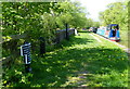 SJ7526 : Shropshire Union Canal milepost near Shebdon Wharf by Mat Fascione