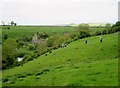 SE8564 : Yorkshire  Wolds  Way  dropping  into  Deep  Dale by Martin Dawes