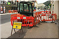 SX9163 : Roadworks, Fleet Street, Torquay by Derek Harper