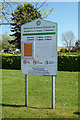 TG5103 : Magdalene Lawn Cemetery sign by Geographer