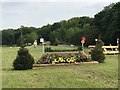 SJ8165 : Cross-country fences at Somerford Park Horse Trials by Jonathan Hutchins