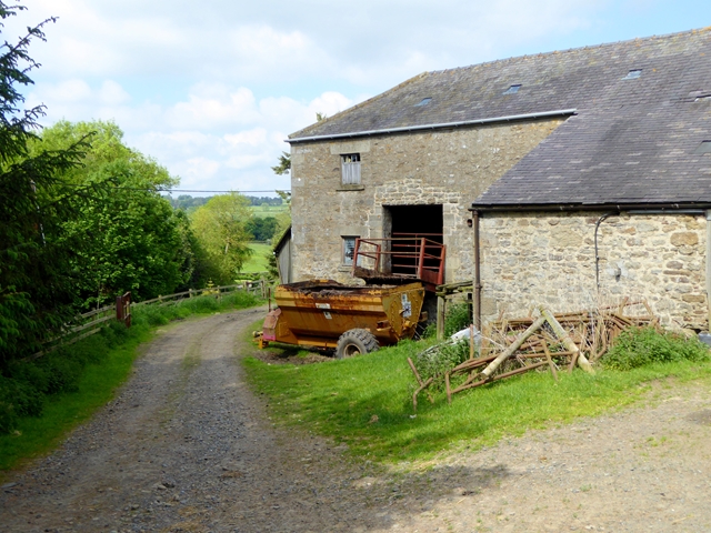 Farm buildings at Dotland Park