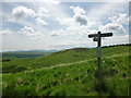 NX6593 : Signpost on Southern Upland Way by Alan O'Dowd