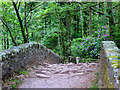 NY1403 : Lund Bridge over the River Irt by Gary Rogers