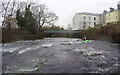 SH6266 : Bethesda: footbridge over the River Ogwen by Andy Waddington