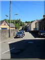 ST2390 : Sunshine and shadows, Station Road, Risca by Jaggery